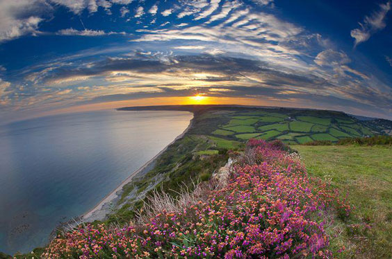 Jurassic-Coast-from-the-Golden-Cap-Dorset-England